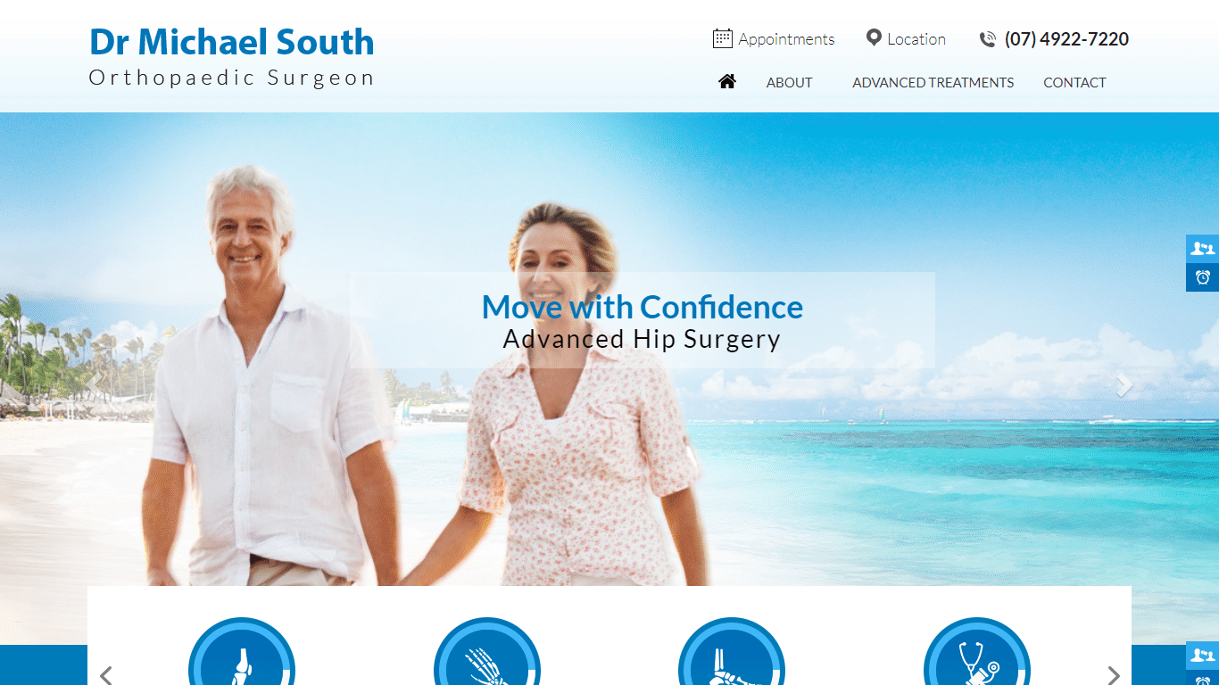 Orthopaedic Surgeon Website Design