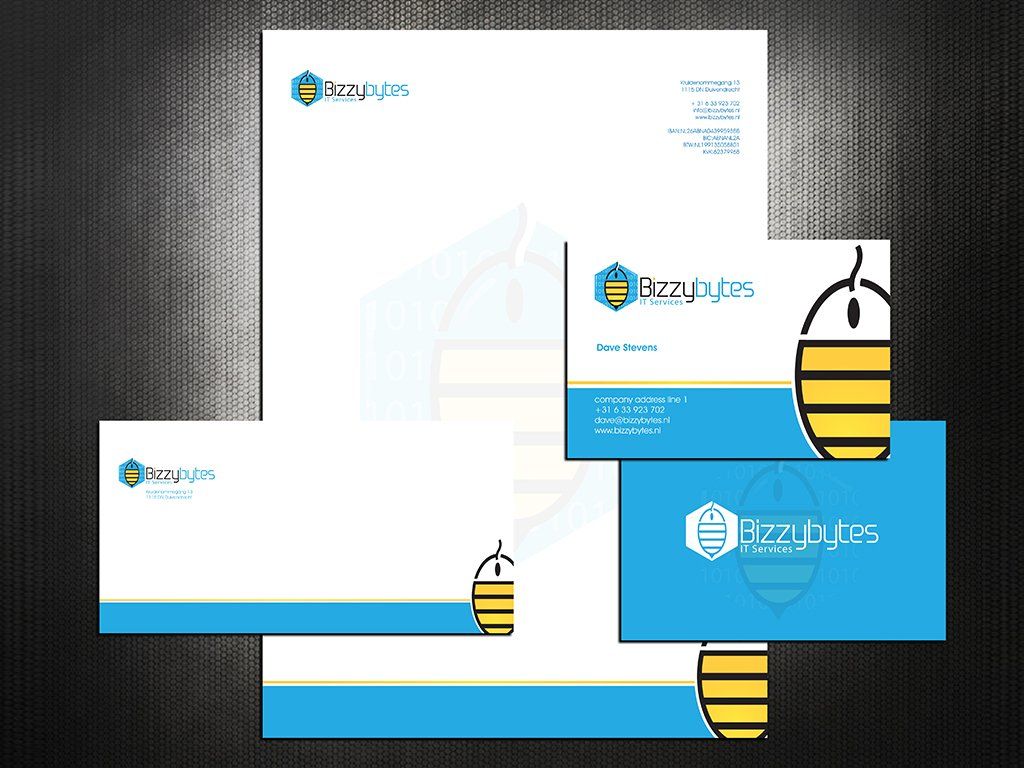 Bizzybytes huisstijl en logo