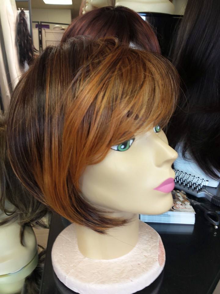 Side View of Short Wig — Strongsville, OH — Wig Studio LLC