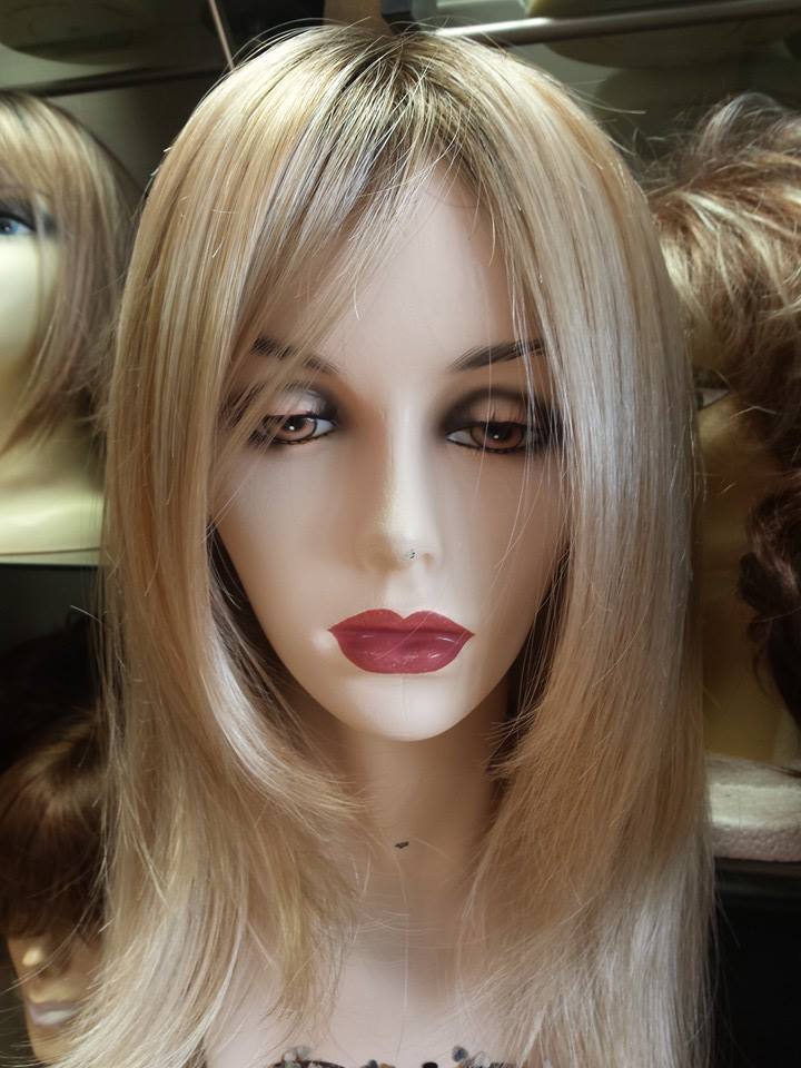 Blonde Wig on Mannequin Head — Strongsville, OH — Wig Studio LLC