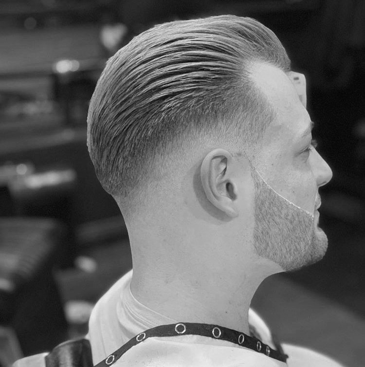 Clean haircut and beard trimming