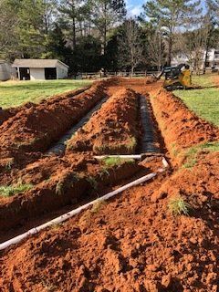 Septic Drain Field — Rocky Mount, NC — Boswell & Son Septic Tank Service Inc.