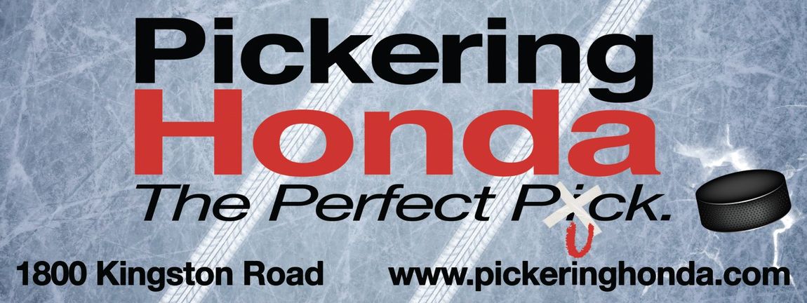 Pickering Honda Arena Rink Board with Boardview Advertising Inc.