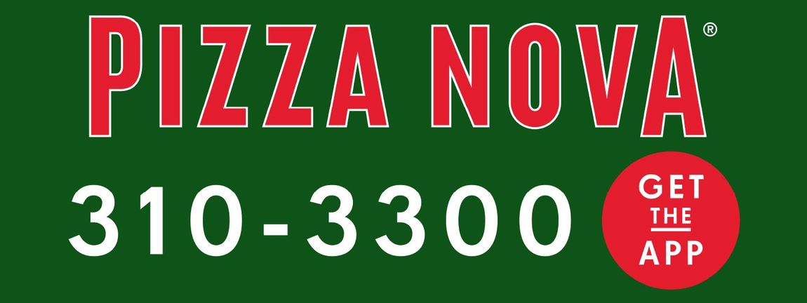 PIZZA NOVA Arena Rink Board with Boardview Advertising Inc.