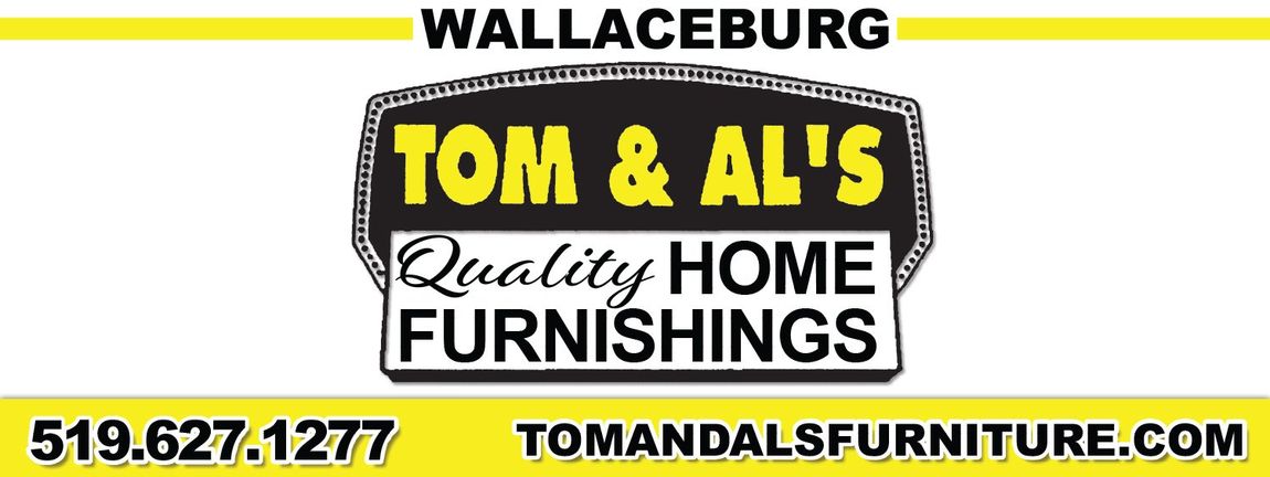 Tom and A's quality home furnishings Arena Rink Board with Boardview Advertising Inc.