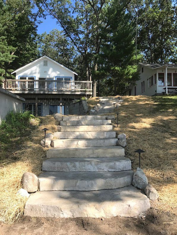 outdoor steps