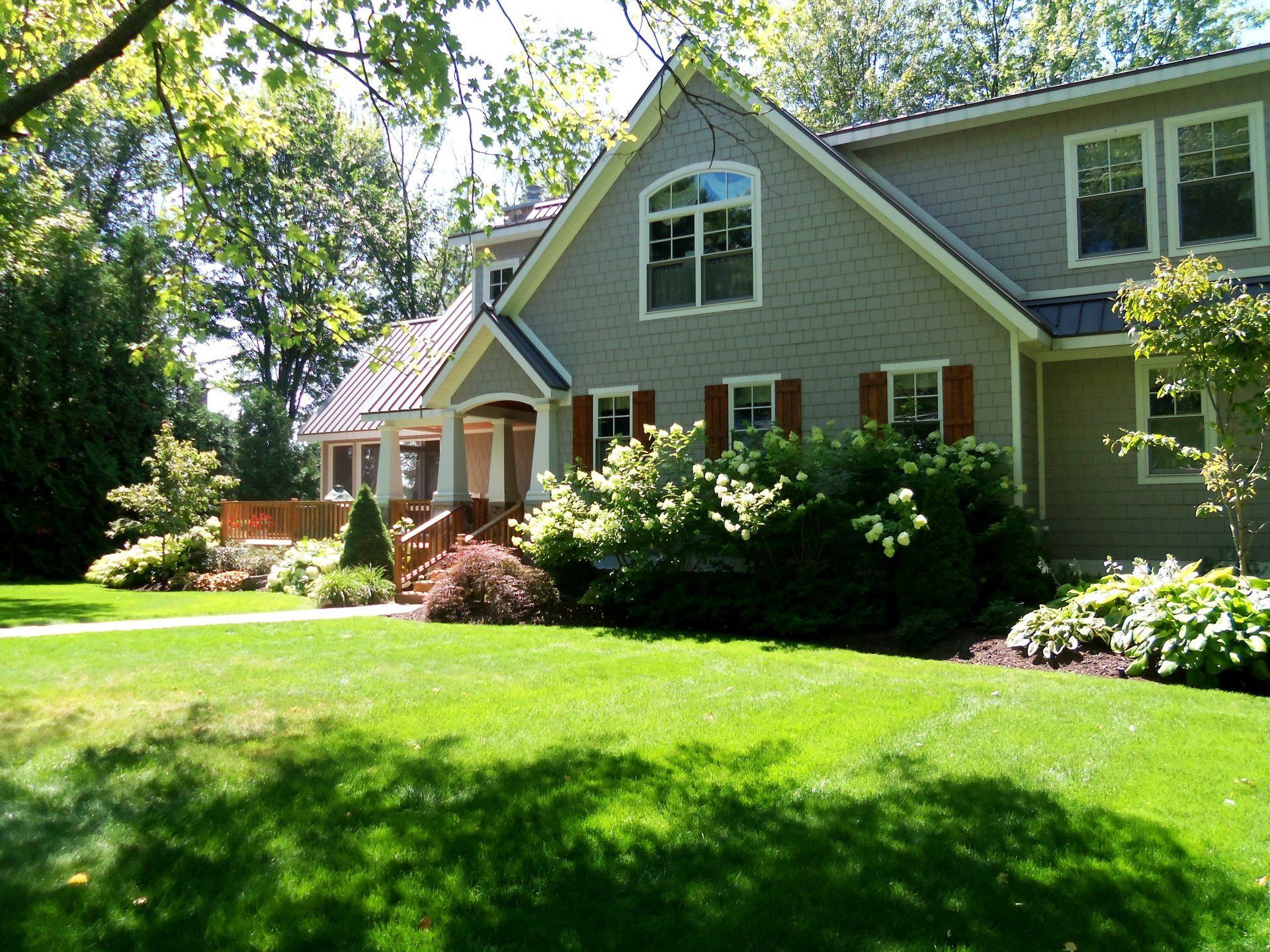 garden at residence