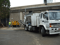 Truck, man building Truck, man building
