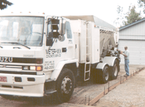 Left side truck with man Left side truck with man