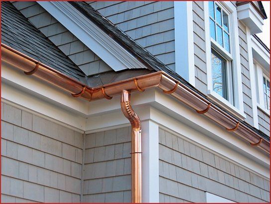 Copper Gutters