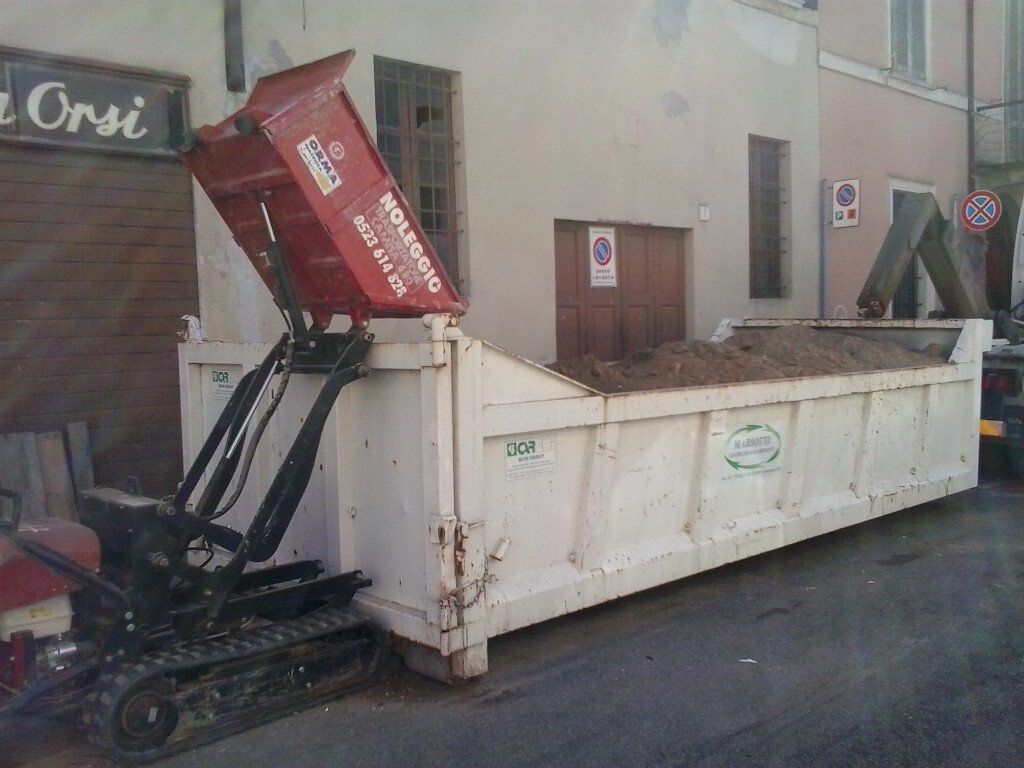smaltimento rifiuti edili in cassone scarrabile