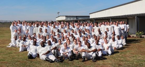 Men enrolled in the PTF Program in-prison phases living at the wrightsville hawkins unit