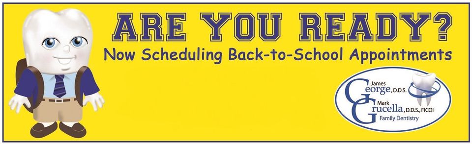 Back to school dental appointments for students of Akron and Canton, Ohio area