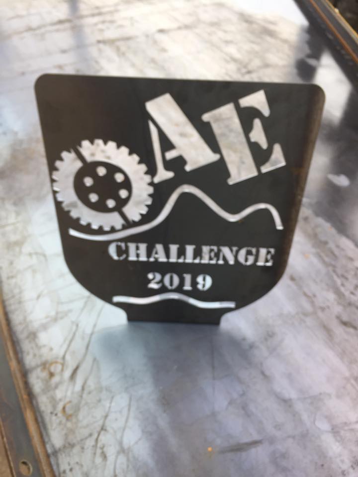Metal plaques made to customer's own specification by MW Engineering & Fabrication Kirkcudbright Dumfries & Galloway Scotland