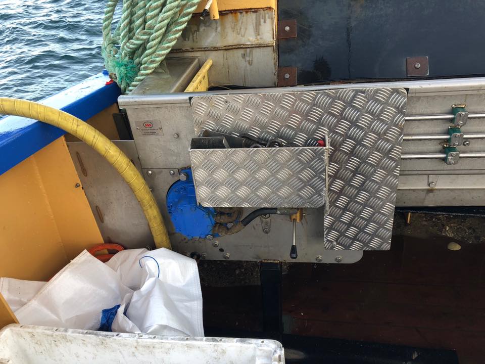 Trawler Conveyors fabricated to your specification by MW Engineering & Fabrication Kirkcudbright Dumfries & Galloway Scotland