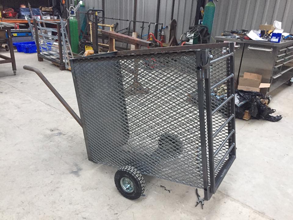 Calf Carriers fabricated by MW Engineering & Fabrication Kirkcudbright Dumfries & Galloway Scotland