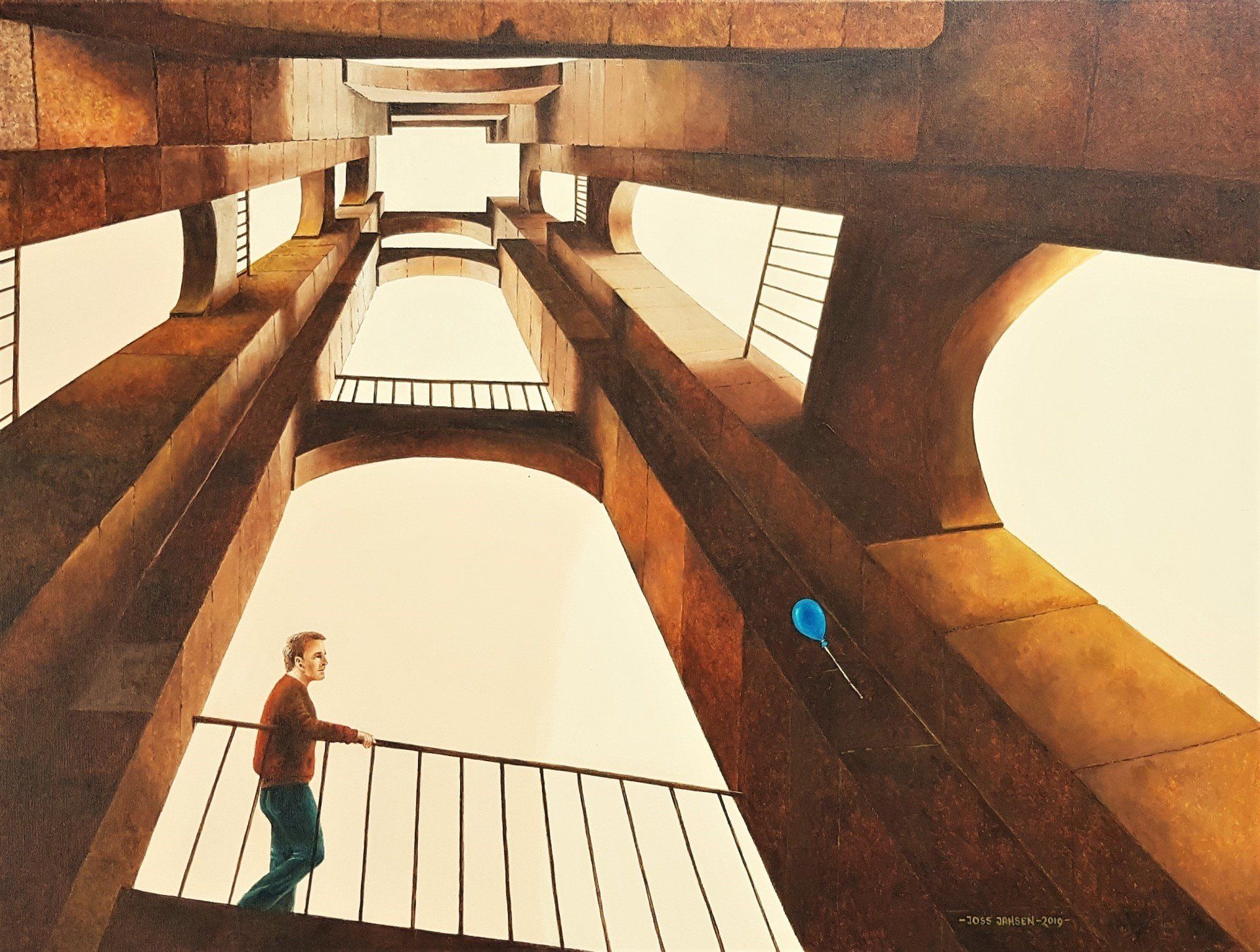 Reina Sofia, acryl, 80 x 60 cm Reina Sofia