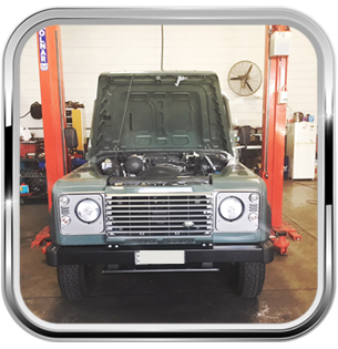 4WD being serviced