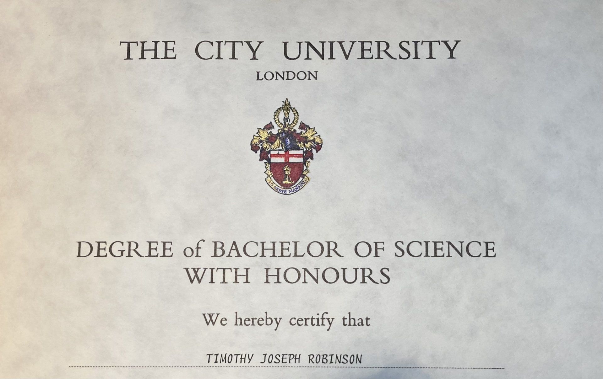 Degree and Training