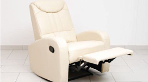 poltrona reclinabile beige
