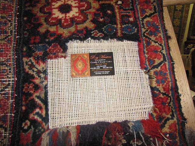 Rug Repair Oakland, CA repairing oriental rug in oakland