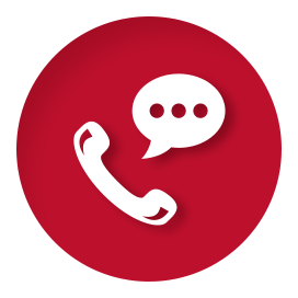 Telefon mit Sprechblase