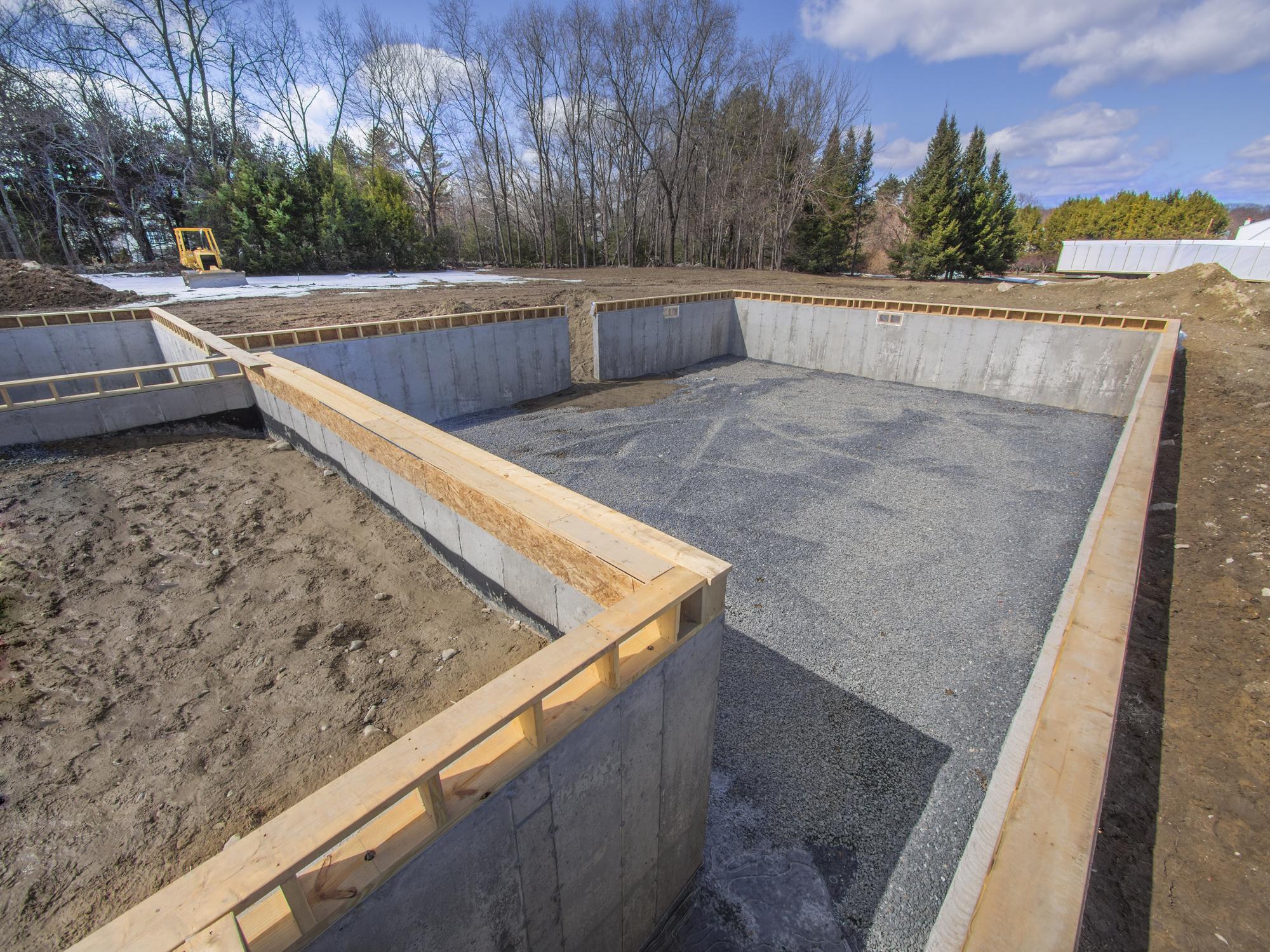 foundation of new building in orange county