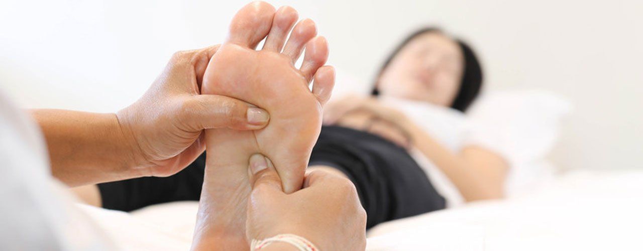 podiatrist at work
