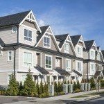 Modern townhouse complex
