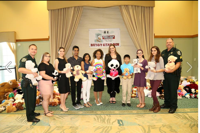 St Lucie County Sheriff Department with the cast of Petrovka Jones Music Academy
