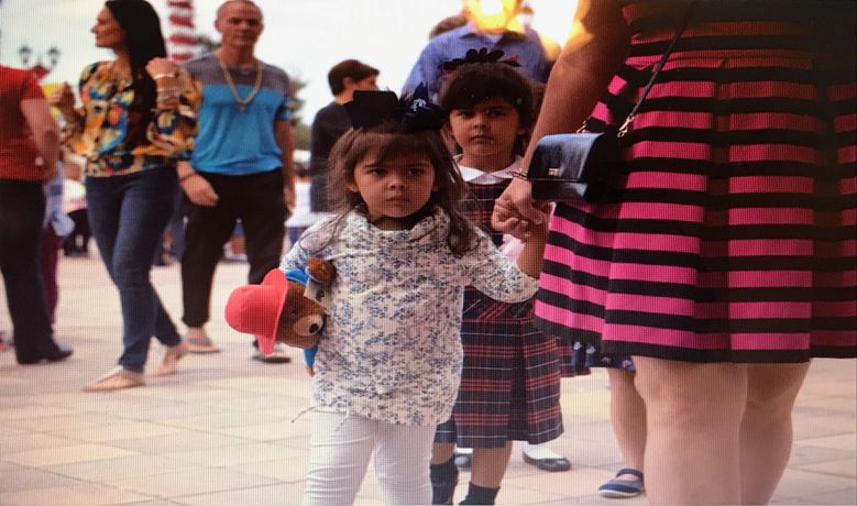 Even the little ones participated in helping children in trauma