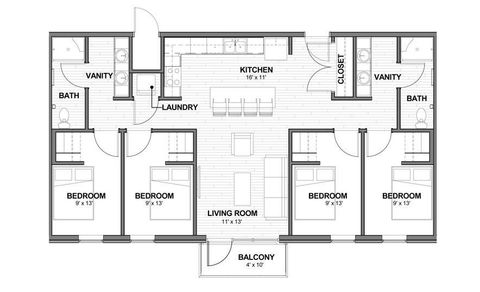 Floor Plan – The Flat Car