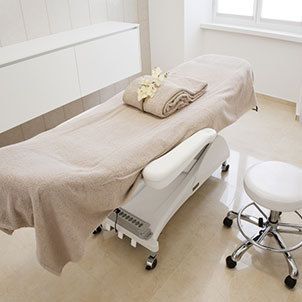 Beauty bed with flower