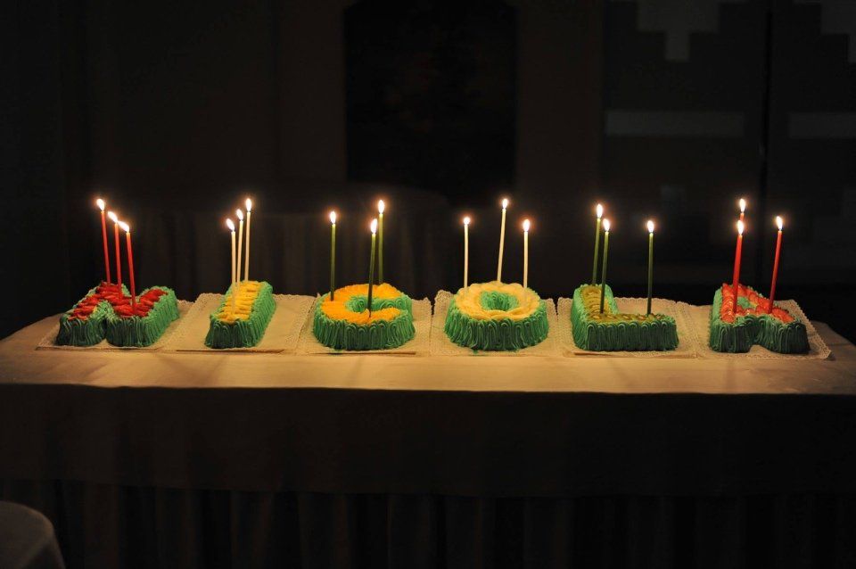 Torta con candele