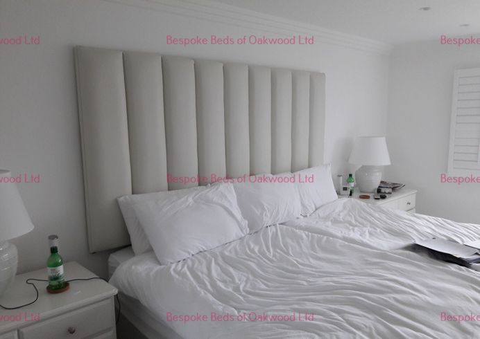 View of a bed with cushions