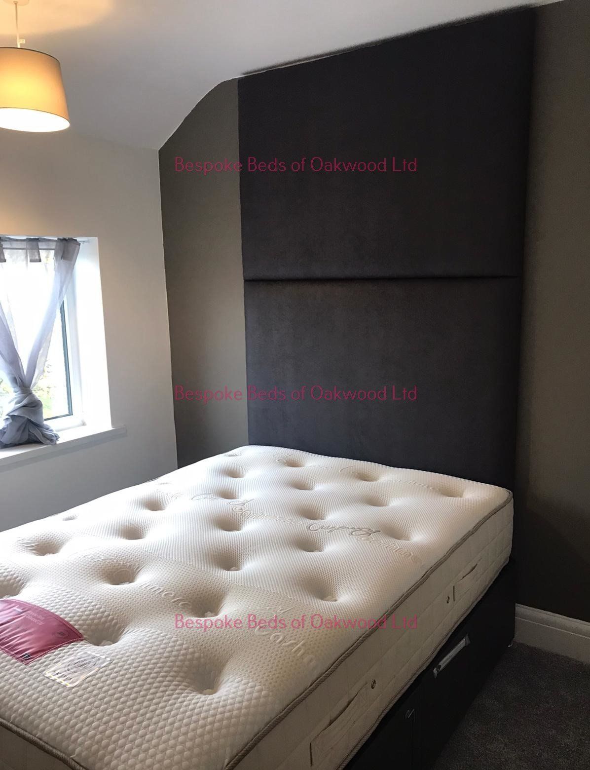 bed with mattress