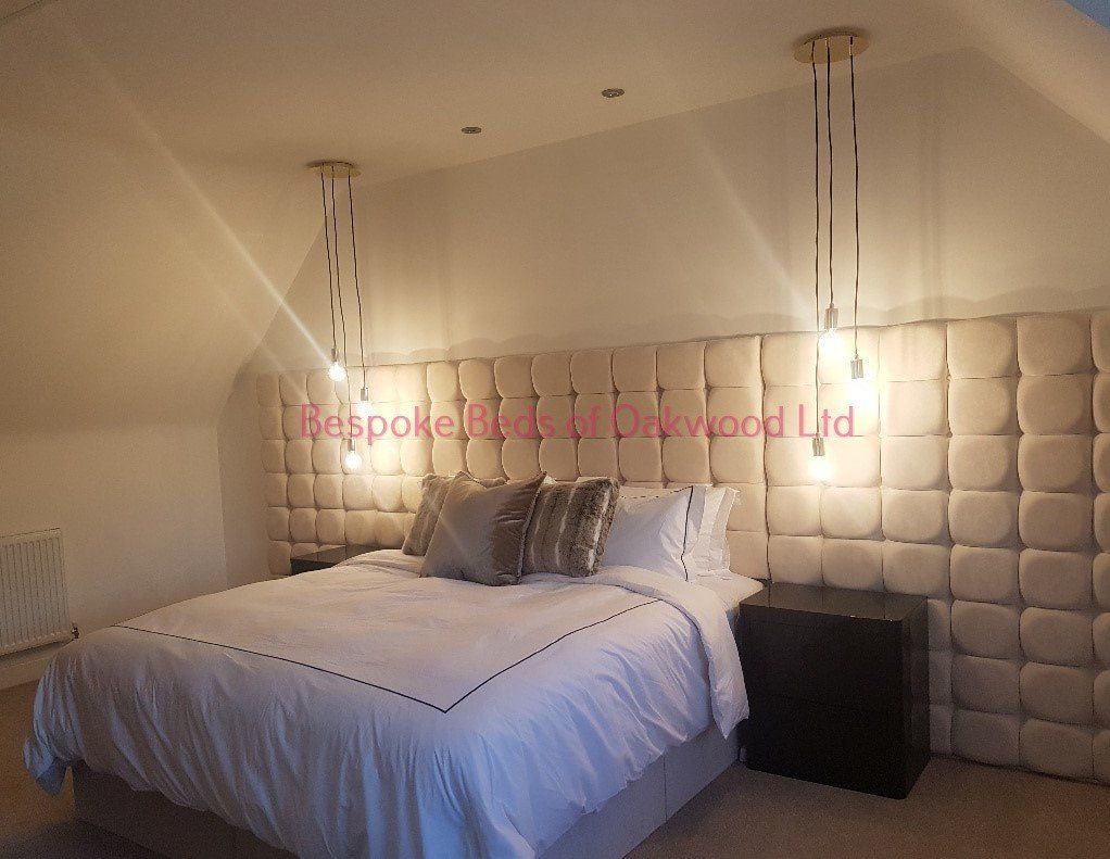 bed with mattress
