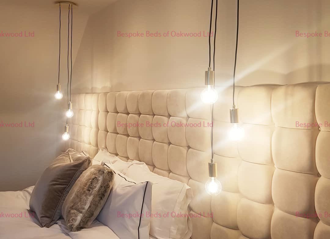bed with mattress