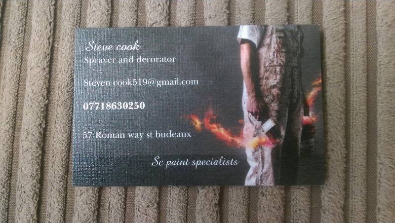 SC Paint Specialists Ltd banner