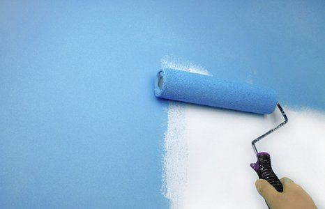 Blue painting