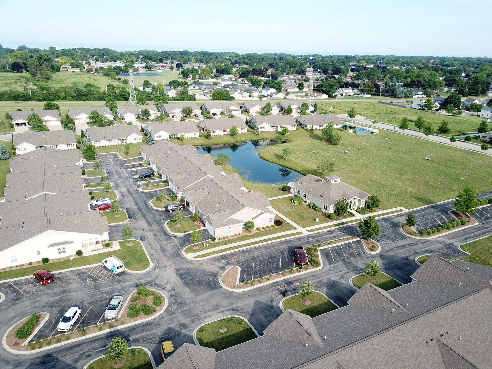 Sun Pointe Village Aerial View| Kenosha, WI