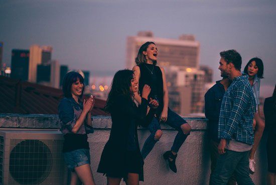 party-on-roof