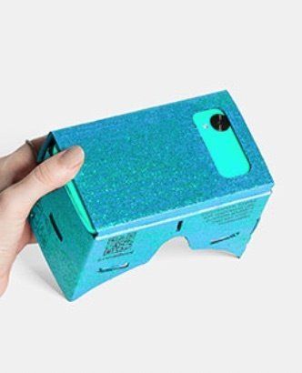 Visore VR cartonato con QR code per Virtual Tour aziendale