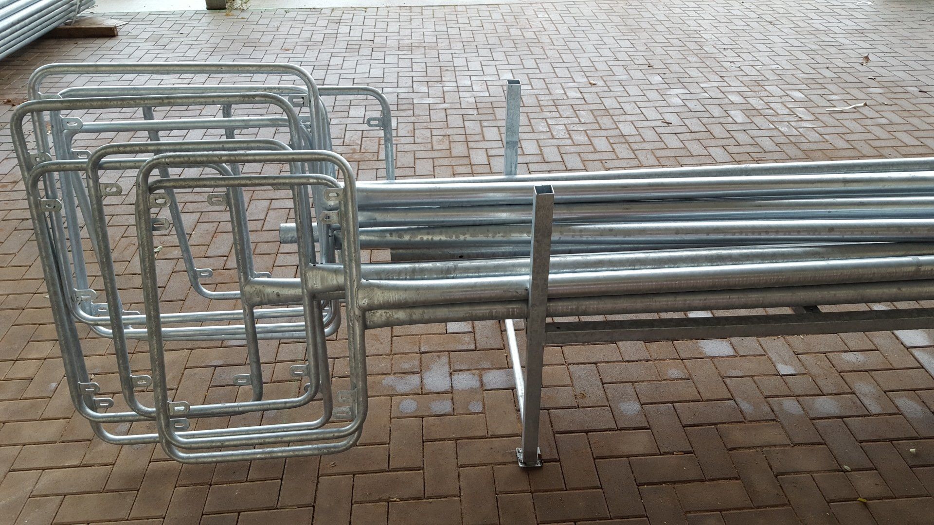 Rohrrahmen Ortseingangstafel