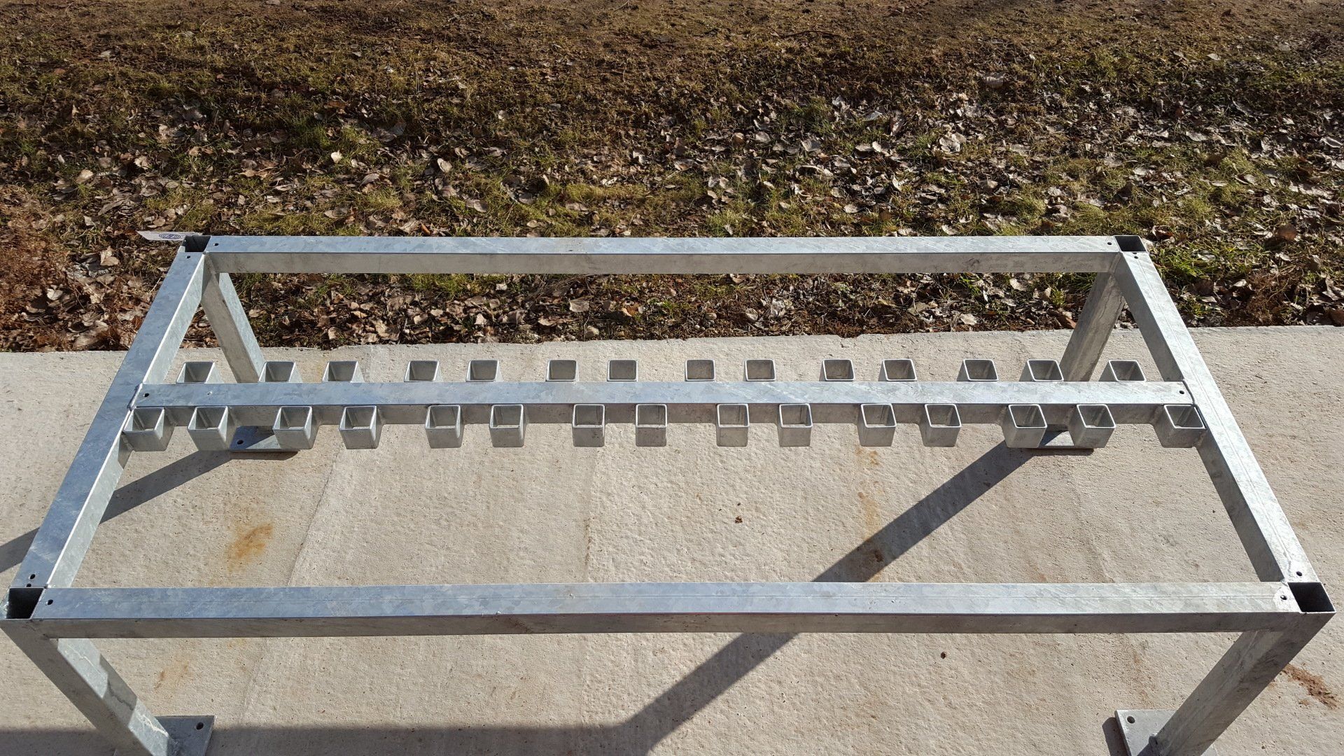 Transportgestell für Schaftrohr