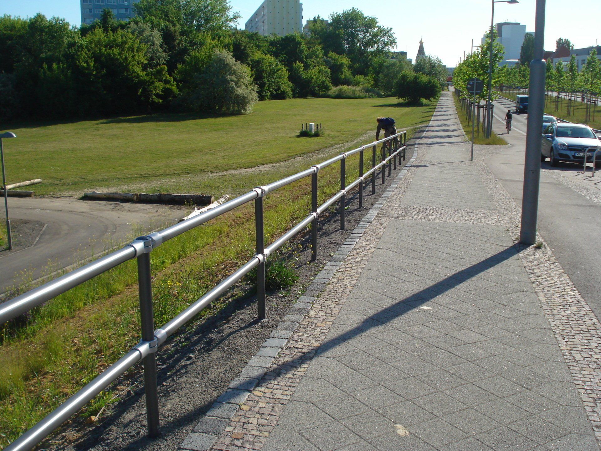 Verkehrsschutzgitter System Anhalt Geländer Rohrgeländer