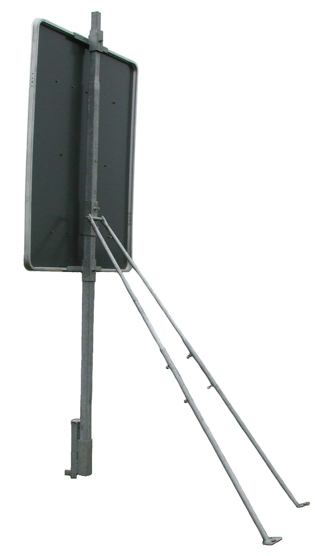 Windstreben Verkehrslenkungstafel