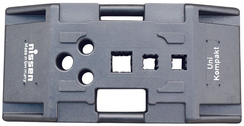 Fußplatte uni kompakt Sicherheitsfußplatte K1