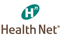 A health net logo on a white background.
