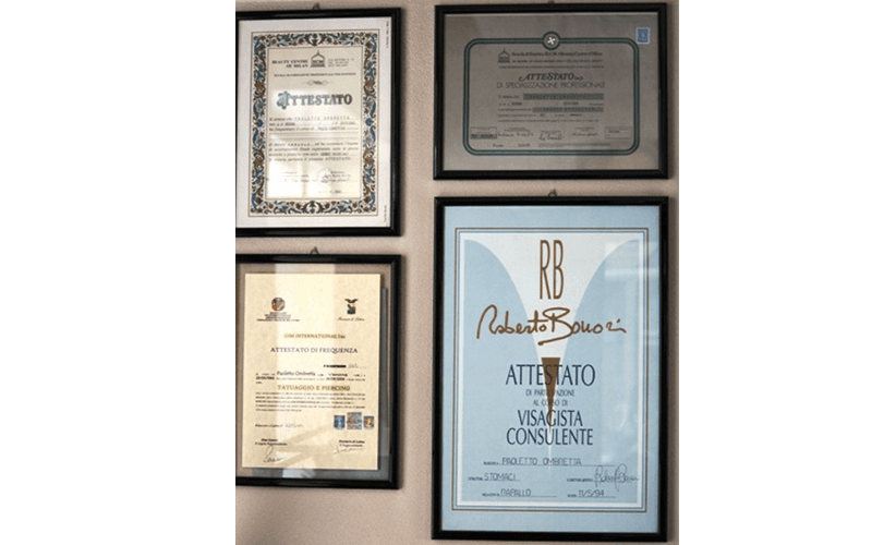 Attestati e certificazioni